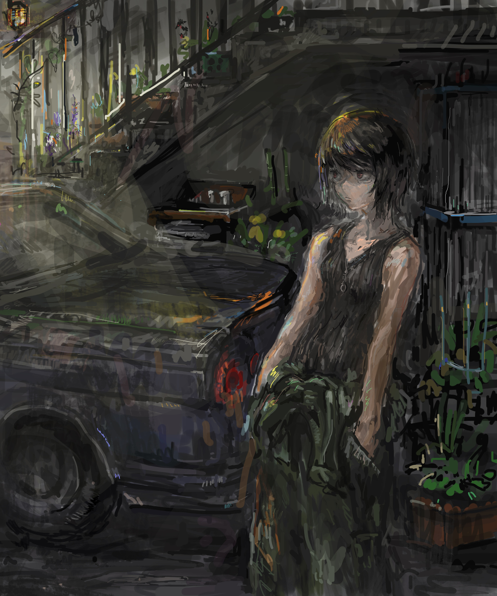 This is a pixiv picture whose title is くるま.