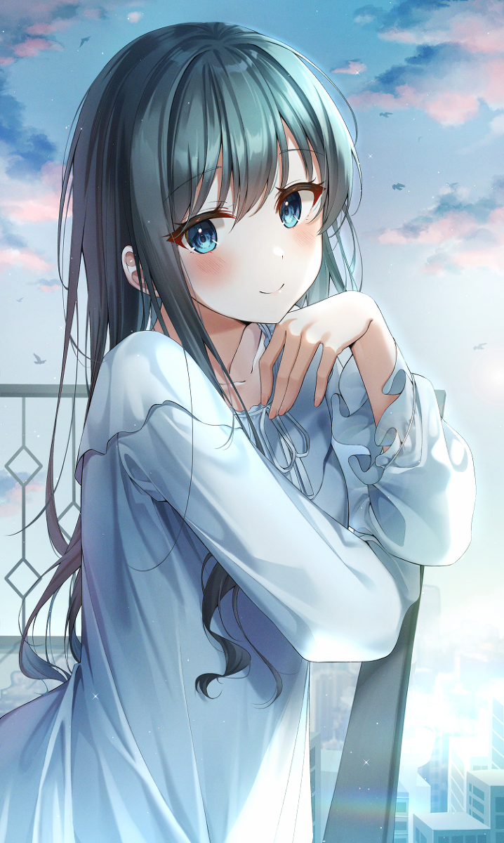 This is a pixiv picture whose title is よい朝.