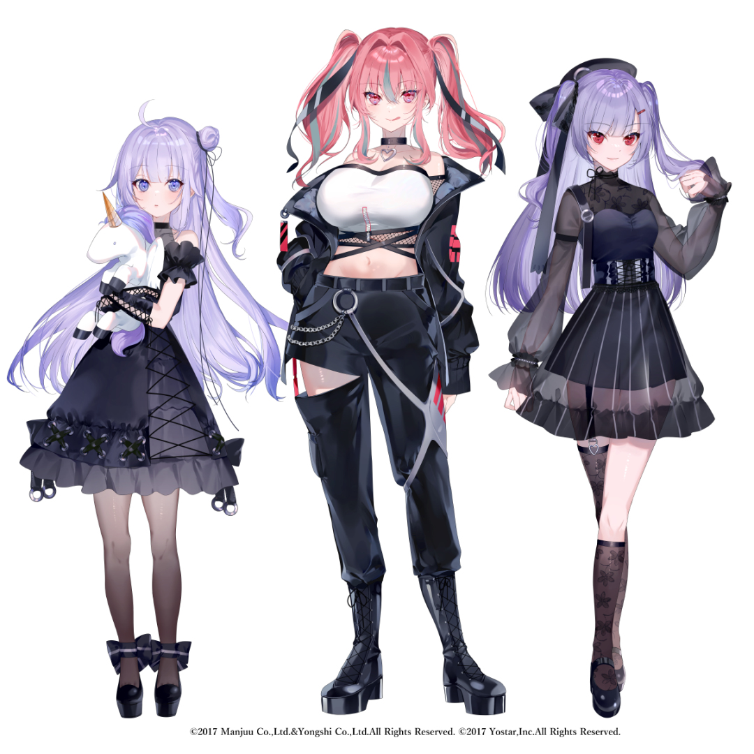 This is a pixiv picture whose title is アズールレーン BLACK COLLECTION.