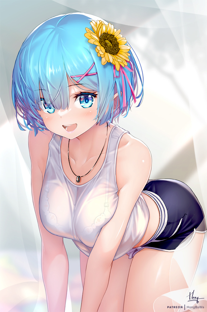 This is a pixiv picture whose title is レム.