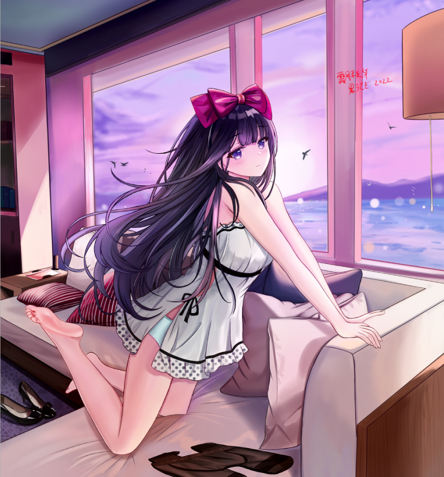 This is a pixiv picture whose title is 醉夕阳.