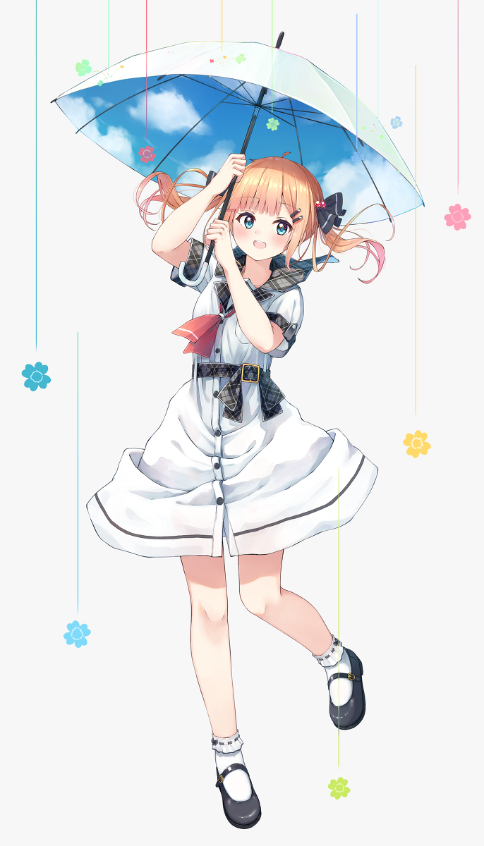 This is a pixiv picture whose title is Lucky Rain🍀.