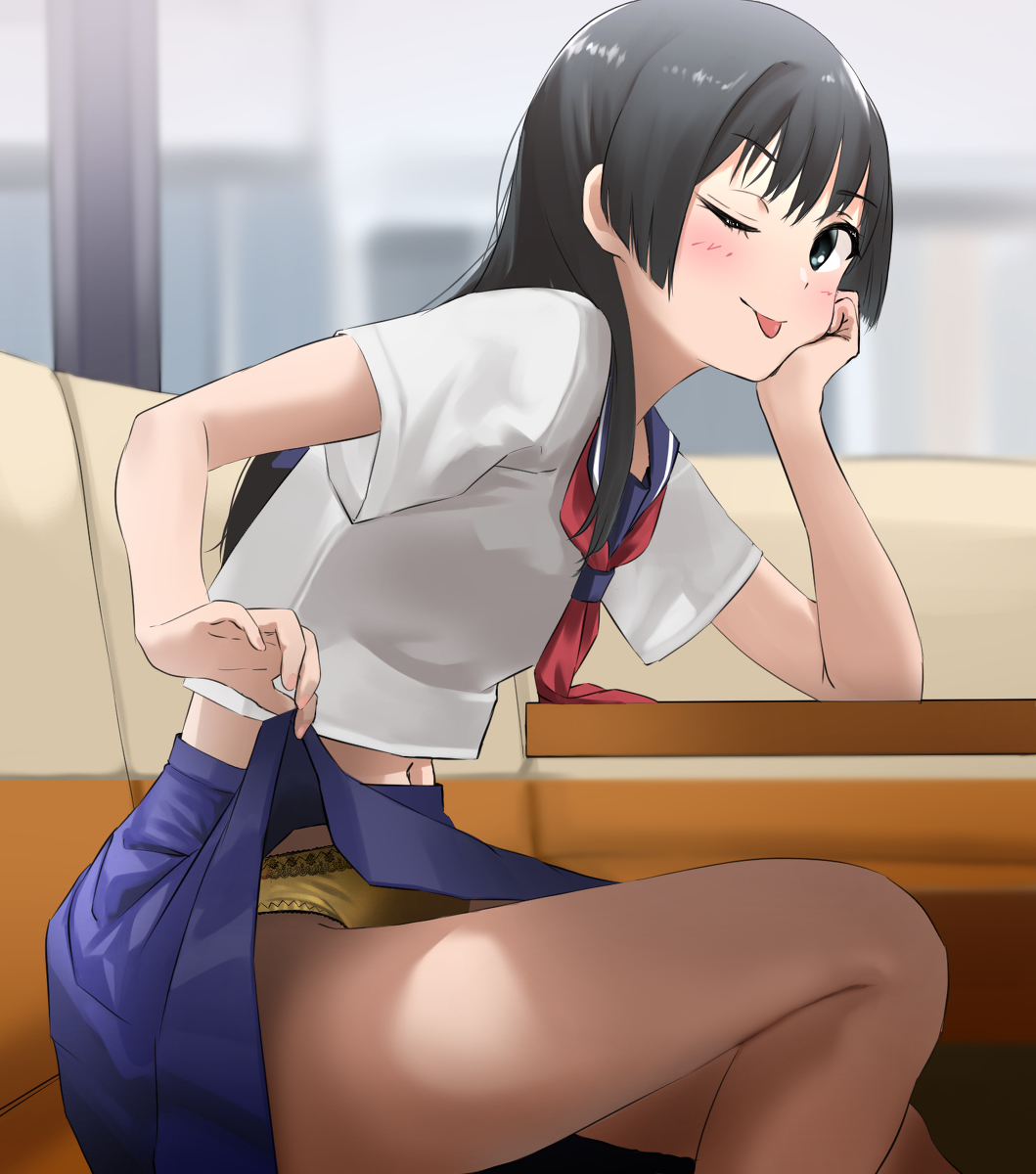 This is a pixiv picture whose title is 佐天さん.