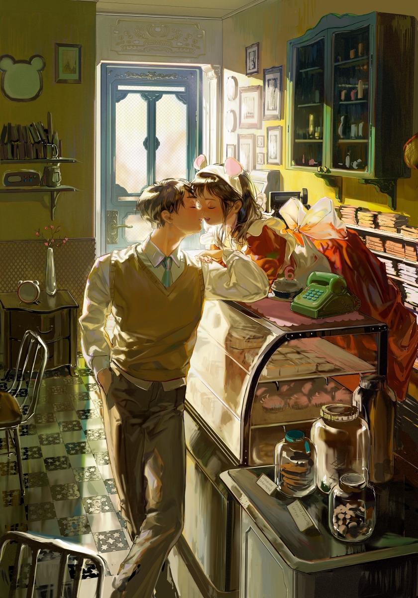 This is a pixiv picture whose title is Anniversary.