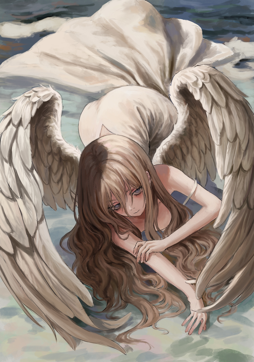 This is a pixiv picture whose title is Angel.