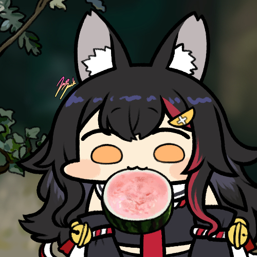 This is a pixiv picture whose title is 大神ミオ.