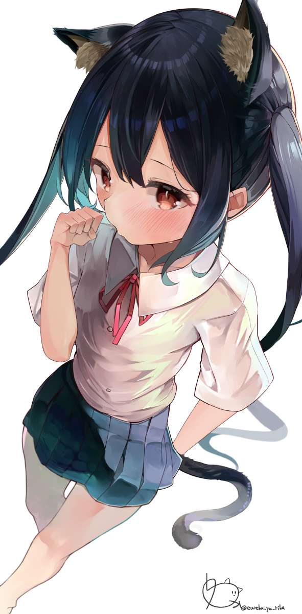 This is a pixiv picture whose title is 🐈.