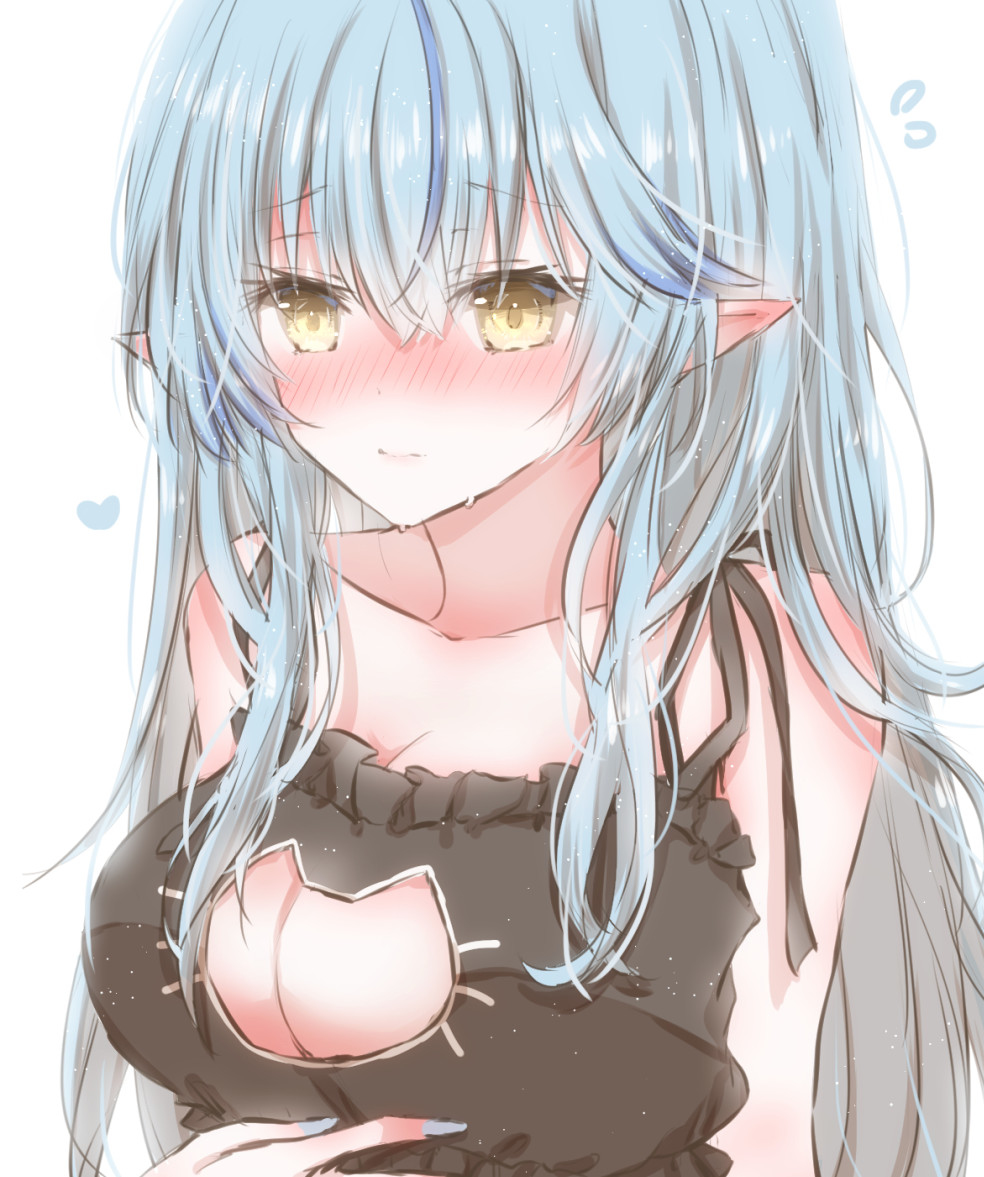 This is a pixiv picture whose title is 照れ照れラミィちゃん.