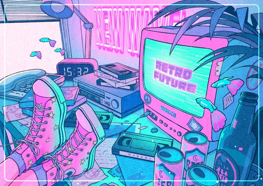 This is a pixiv picture whose title is RETORO FUTURE.