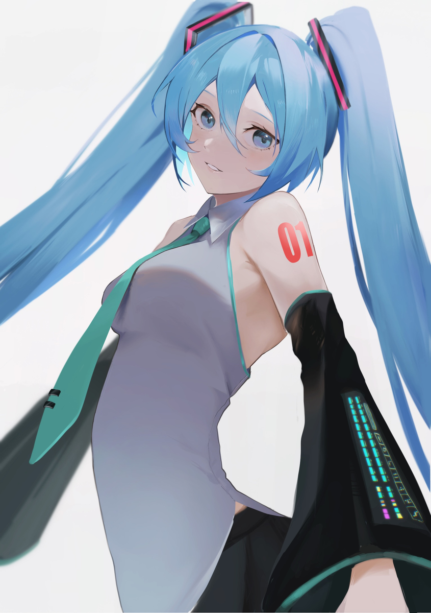 This is a pixiv picture whose title is ミクの日2022.