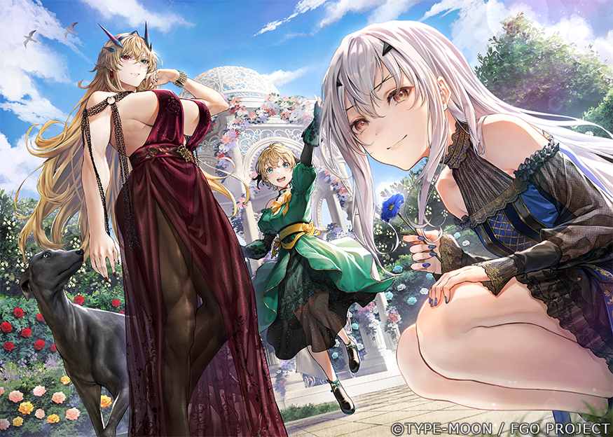 This is a pixiv picture whose title is 【告知】FGO AnimeJapan 2022 グッズイラスト.