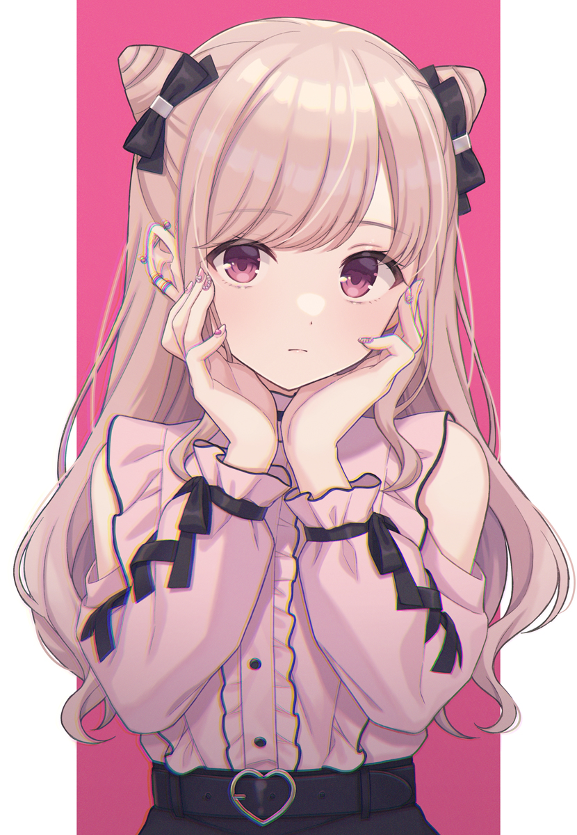 This is a pixiv picture whose title is 💗.