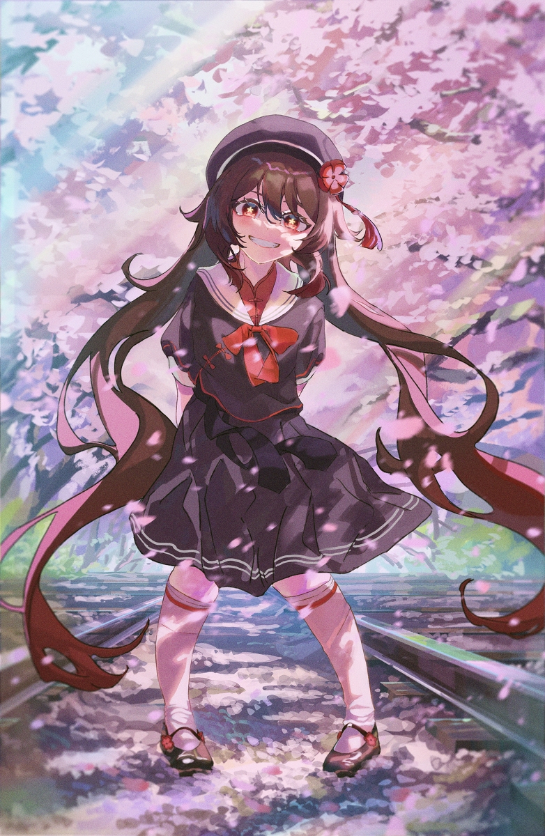 This is a pixiv picture whose title is 胡桃.