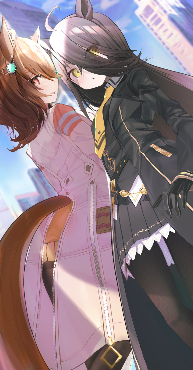 This is a pixiv picture whose title is プランCと繁栄の摩天楼.