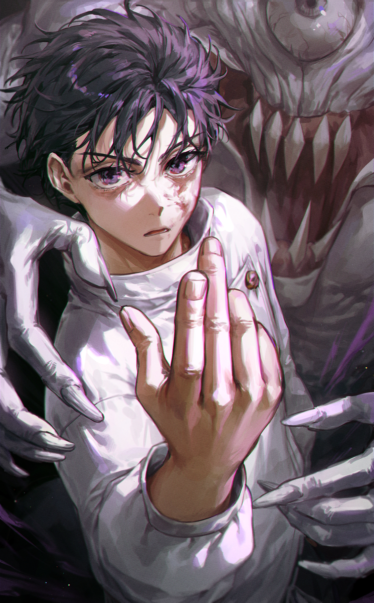 This is a pixiv picture whose title is 乙骨 憂太.