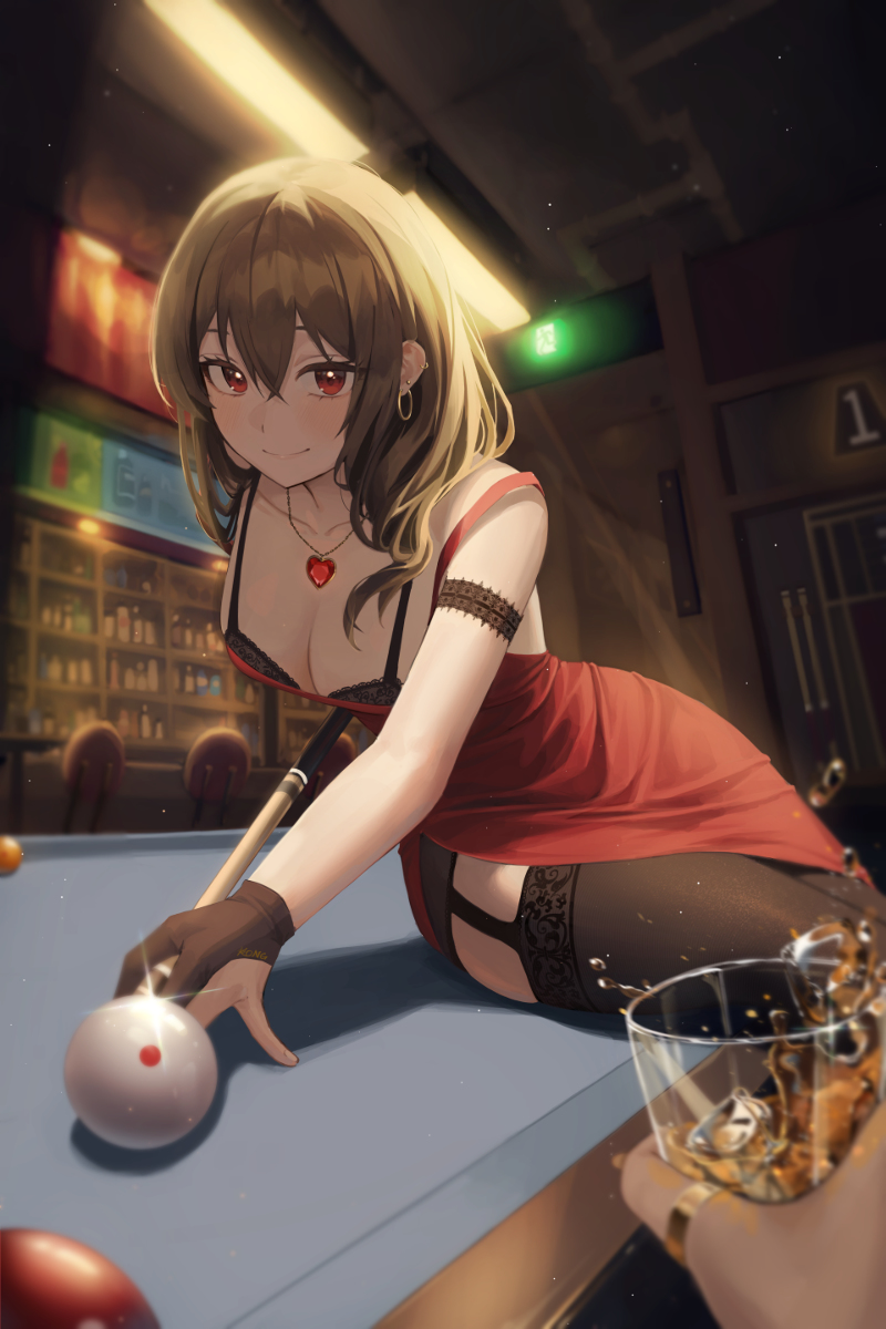 This is a pixiv picture whose title is Billiards.