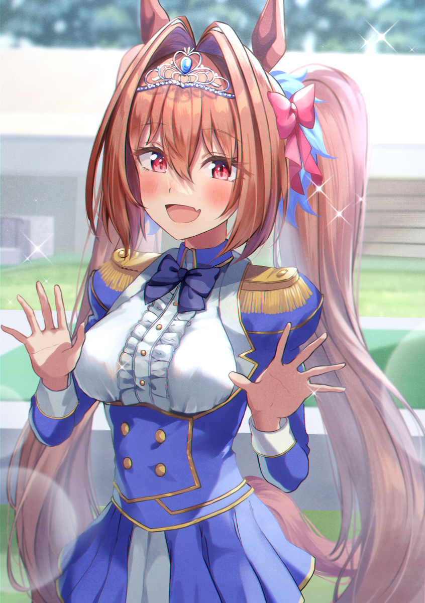 This is a pixiv picture whose title is よそ行きスカーレット(差分あり).