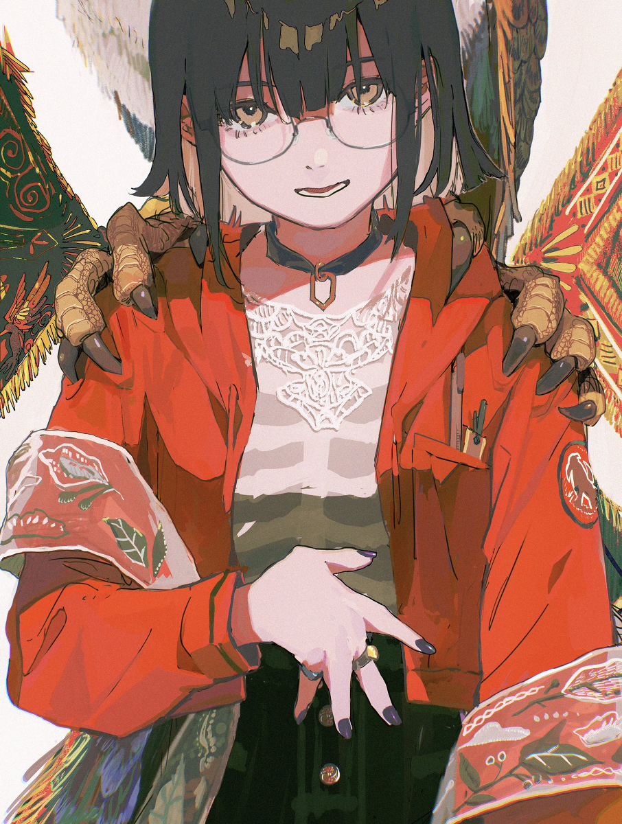 This is a pixiv picture whose title is 鉤爪を統べる.