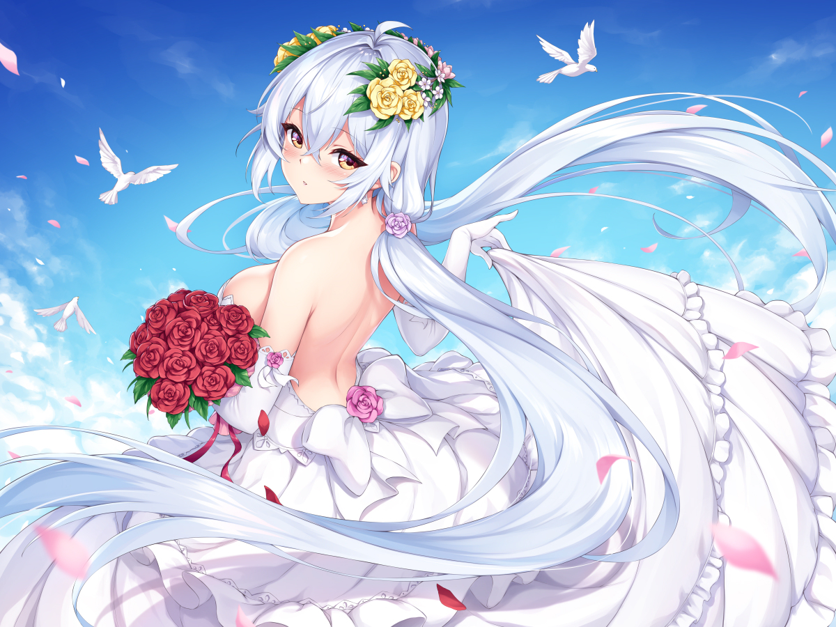 This is a pixiv picture whose title is [Bride] Rapua Qive.