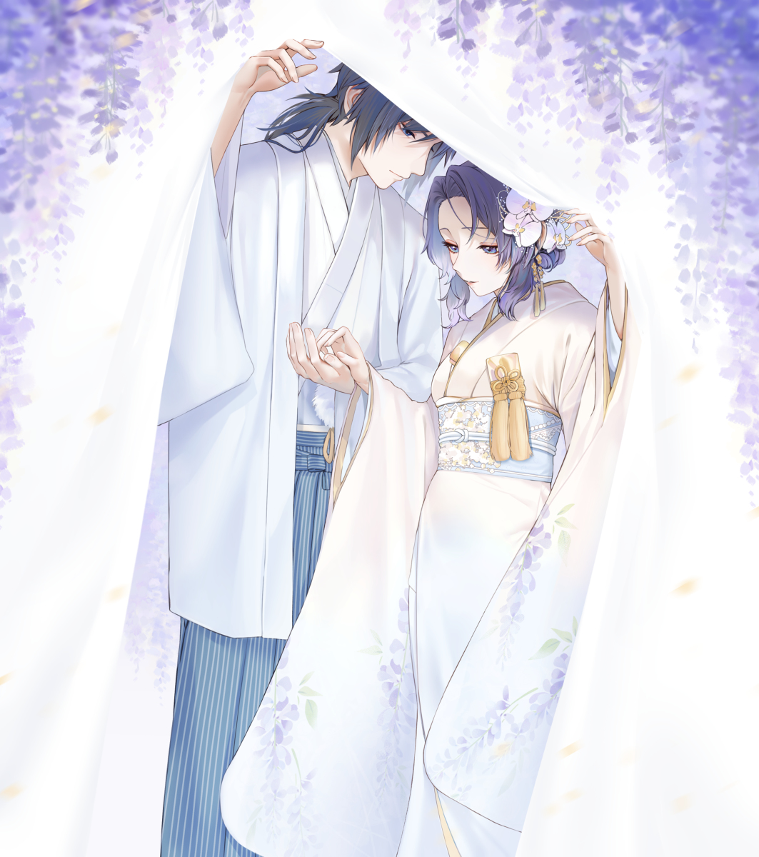 This is a pixiv picture whose title is 羽化🦋.