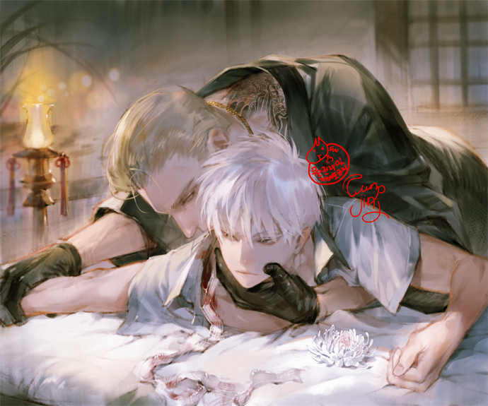 This is a pixiv picture whose title is 所有欲.