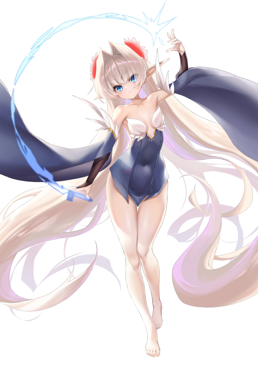 This is a pixiv picture whose title is フローラルエルフ.