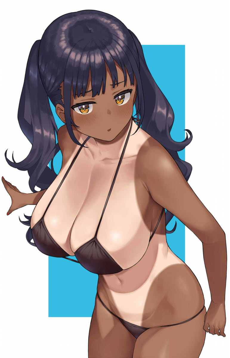 This is a pixiv picture whose title is ハイレグ着た翌日.