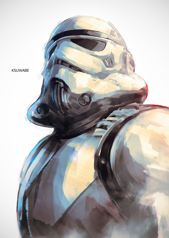 This is a pixiv picture whose title is ストームトルーパー.