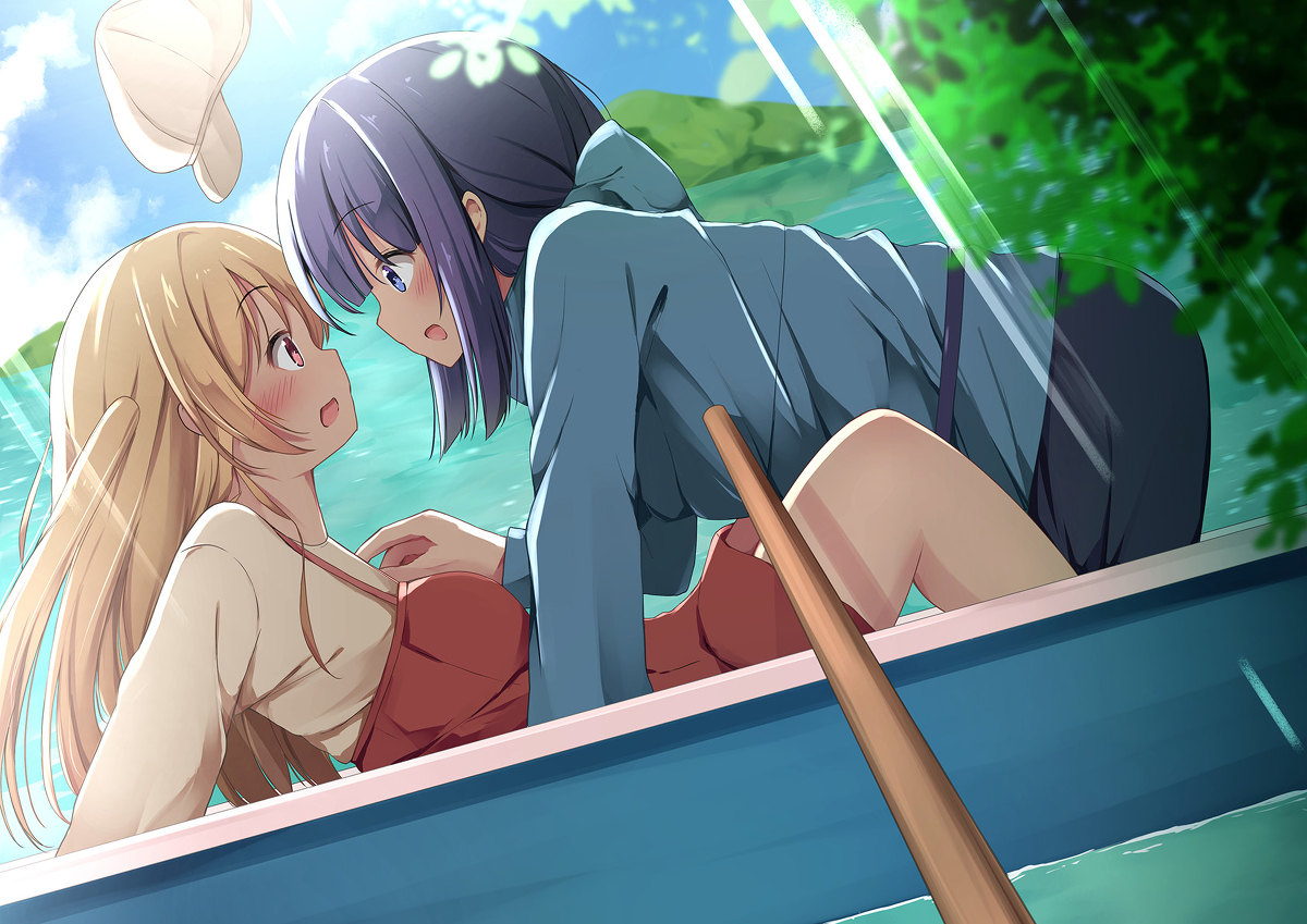This is a pixiv picture whose title is オンザボート.