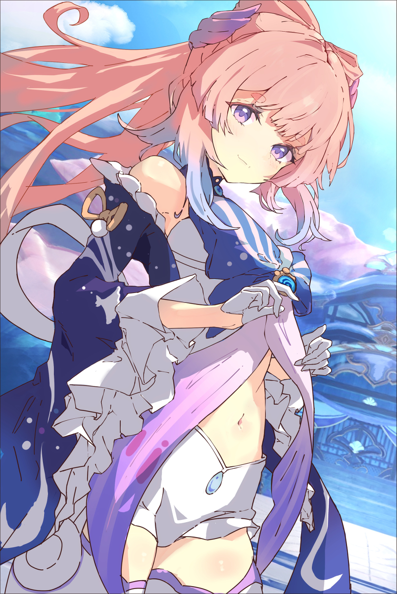 This is a pixiv picture whose title is 心海.