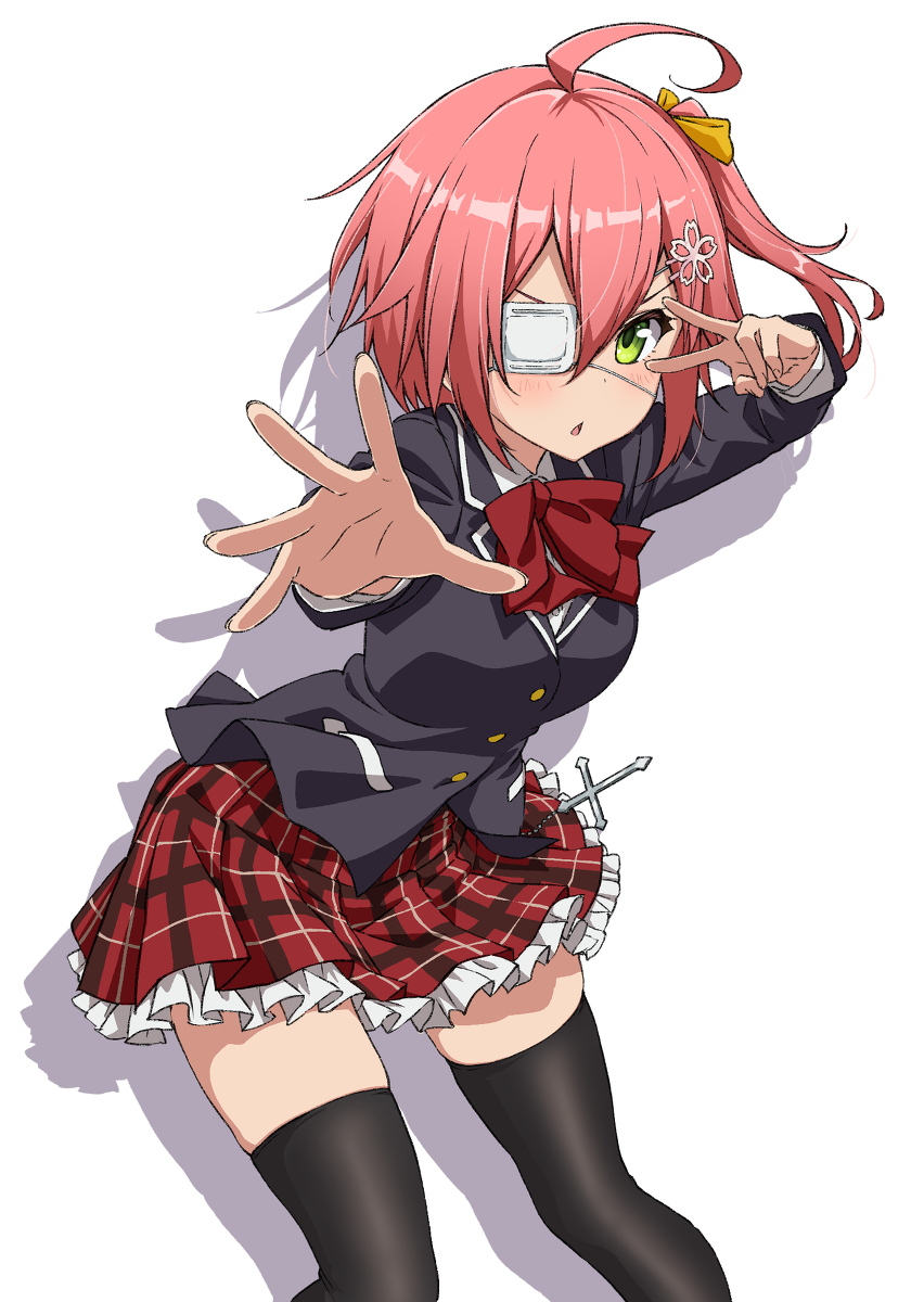 This is a pixiv picture whose title is 中二病みこち.