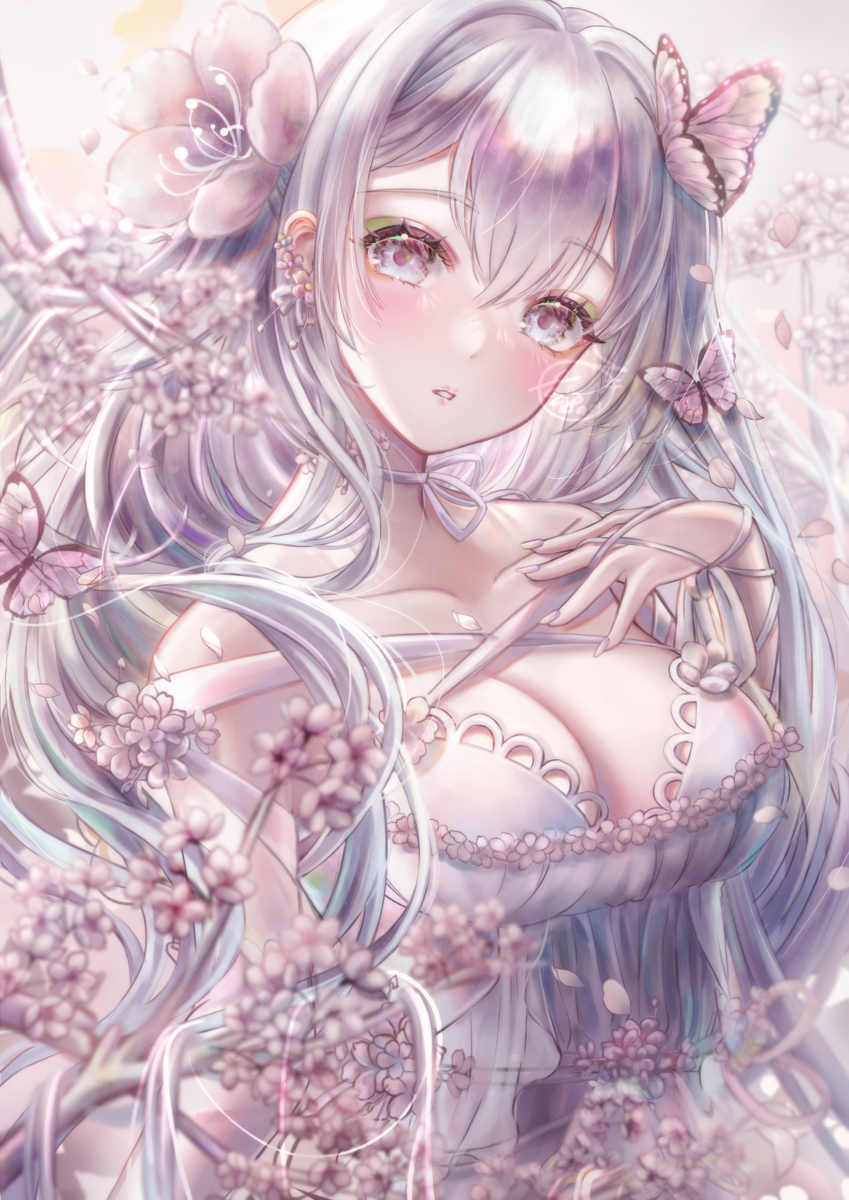This is a pixiv picture whose title is 春の気配がする.