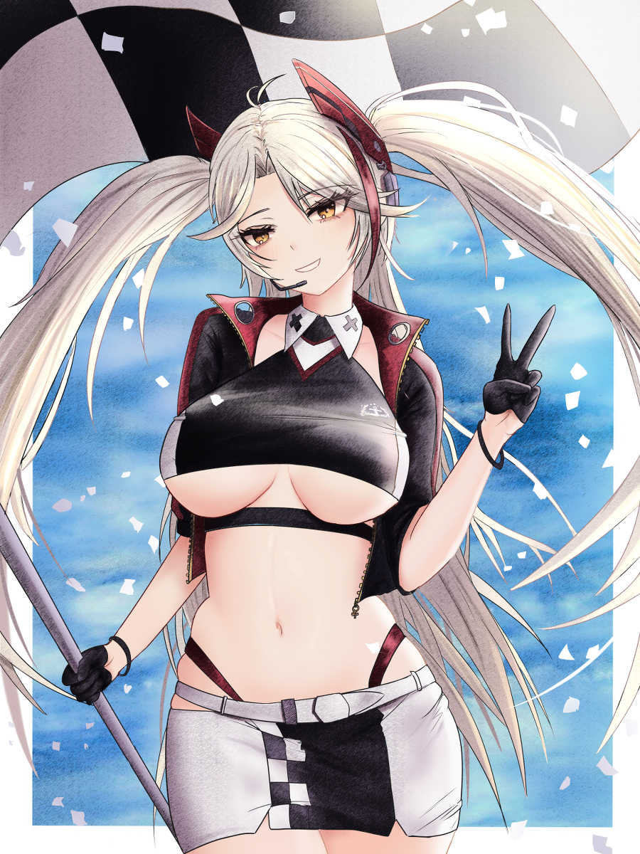 This is a pixiv picture whose title is プリンツ・オイゲン.