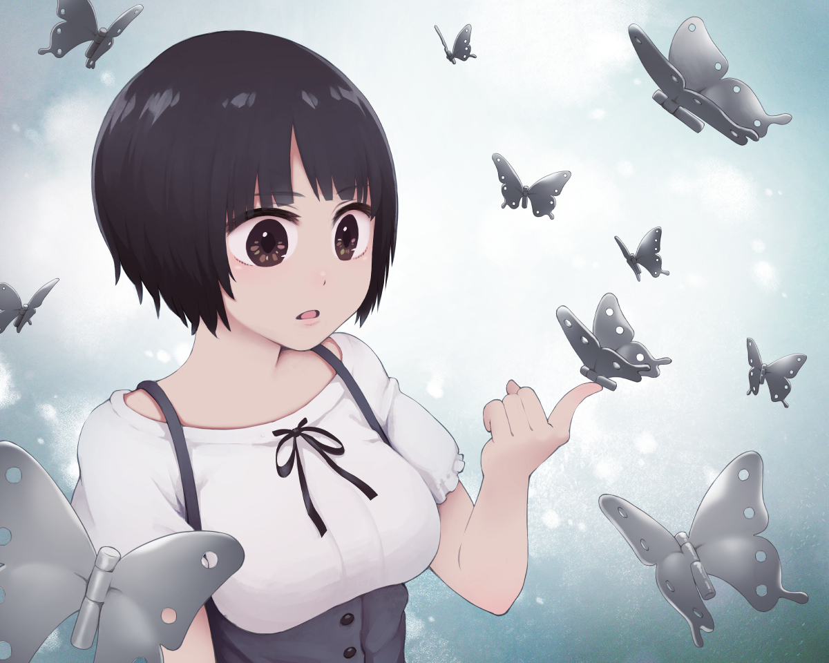 This is a pixiv picture whose title is 繋げたいButterfly.