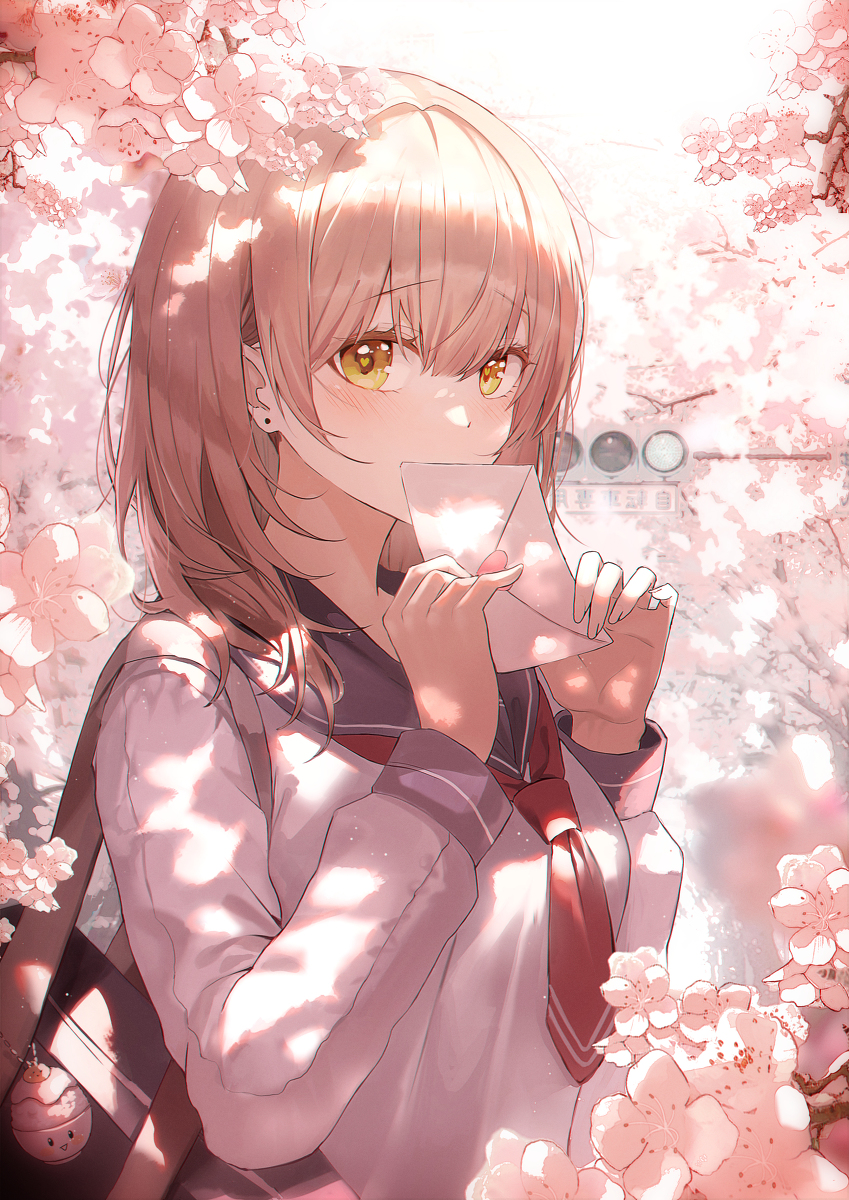 This is a pixiv picture whose title is 桜.