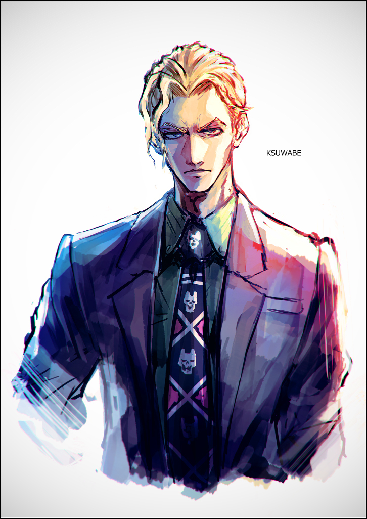 This is a pixiv picture whose title is 吉良吉影.