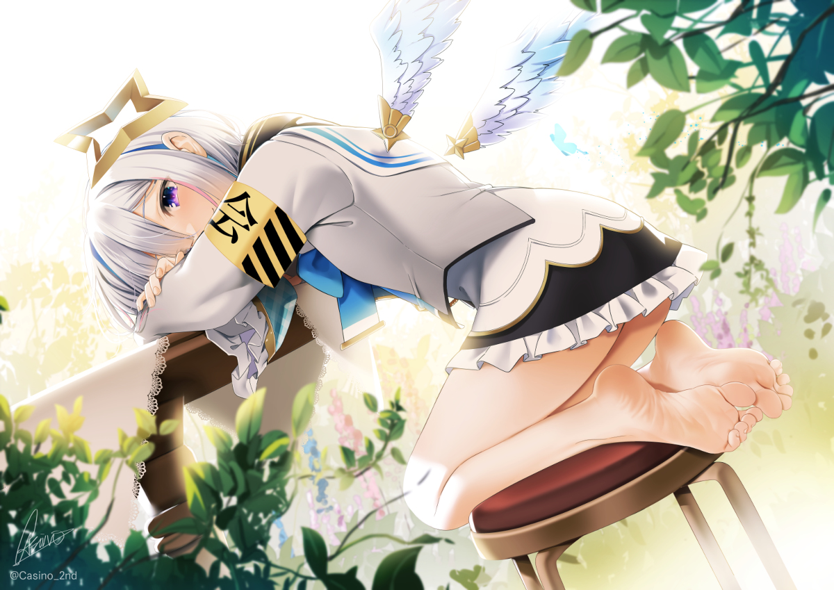 This is a pixiv picture whose title is ガーデンかなたそ.