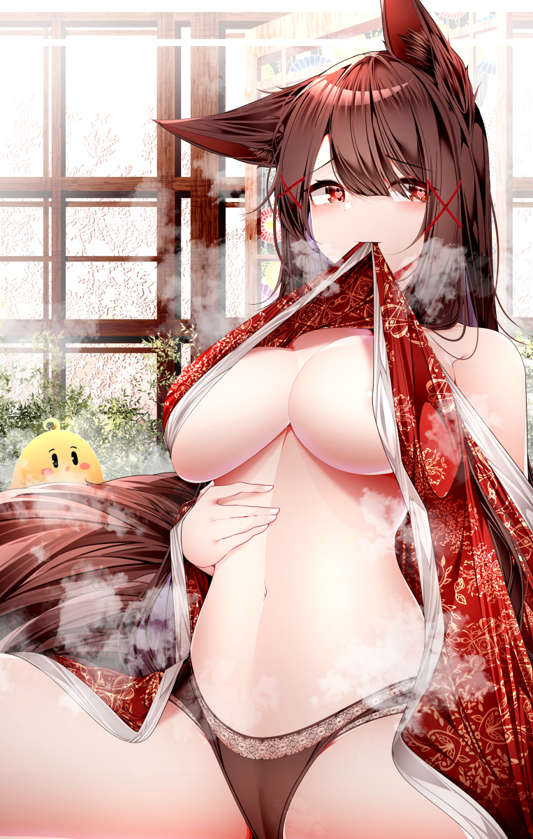 This is a pixiv picture whose title is 赤城(アズールレーン).