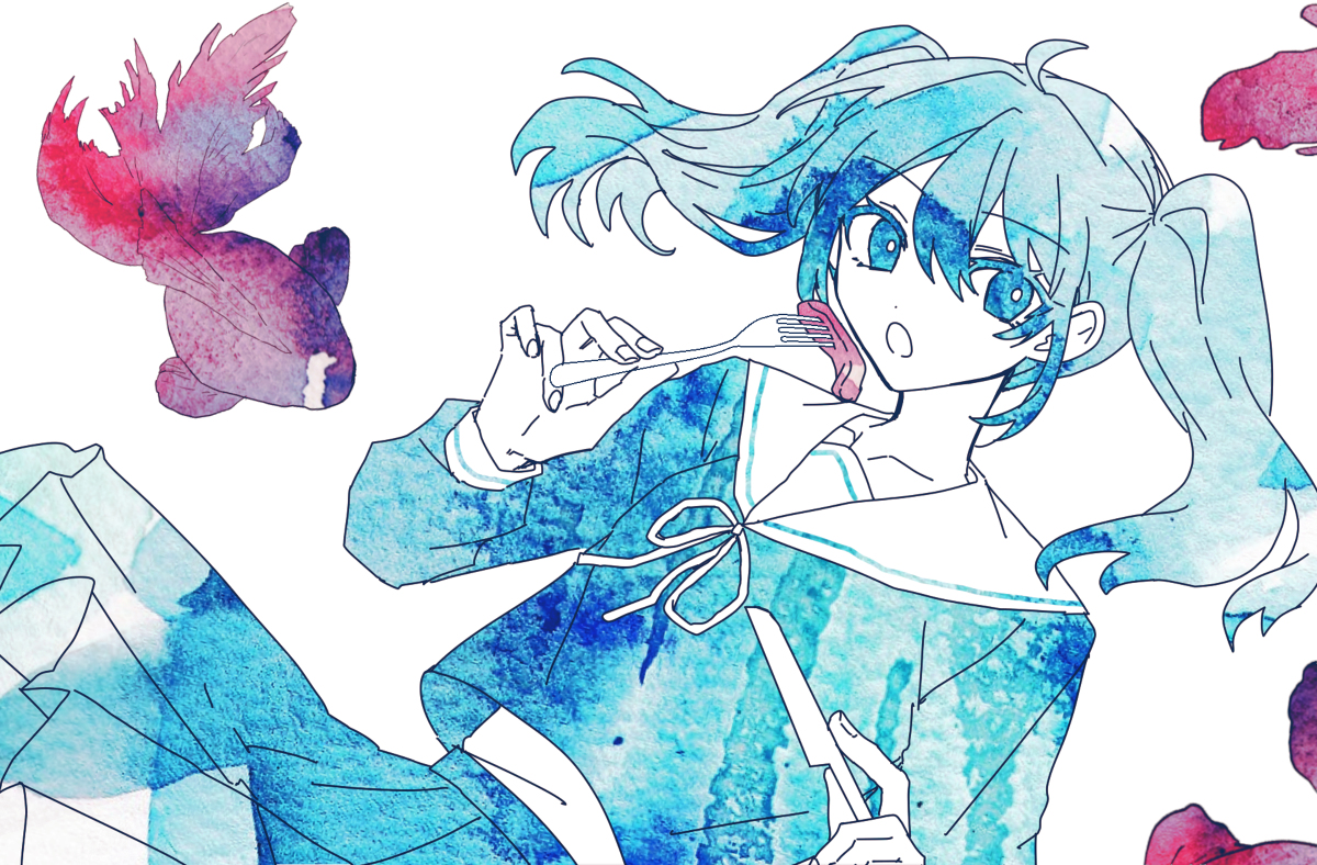 This is a pixiv picture whose title is 妄想感傷代償連盟.