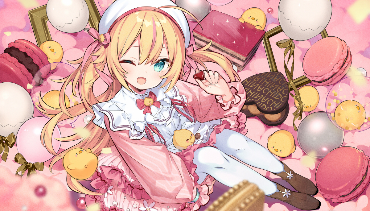 This is a pixiv picture whose title is 千鳥ひな　お誕生日イラスト.