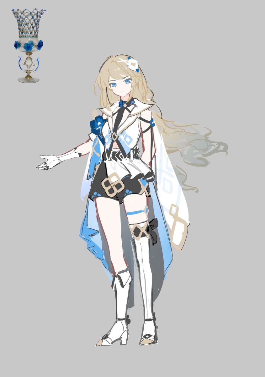 This is a pixiv picture whose title is 2点练习.