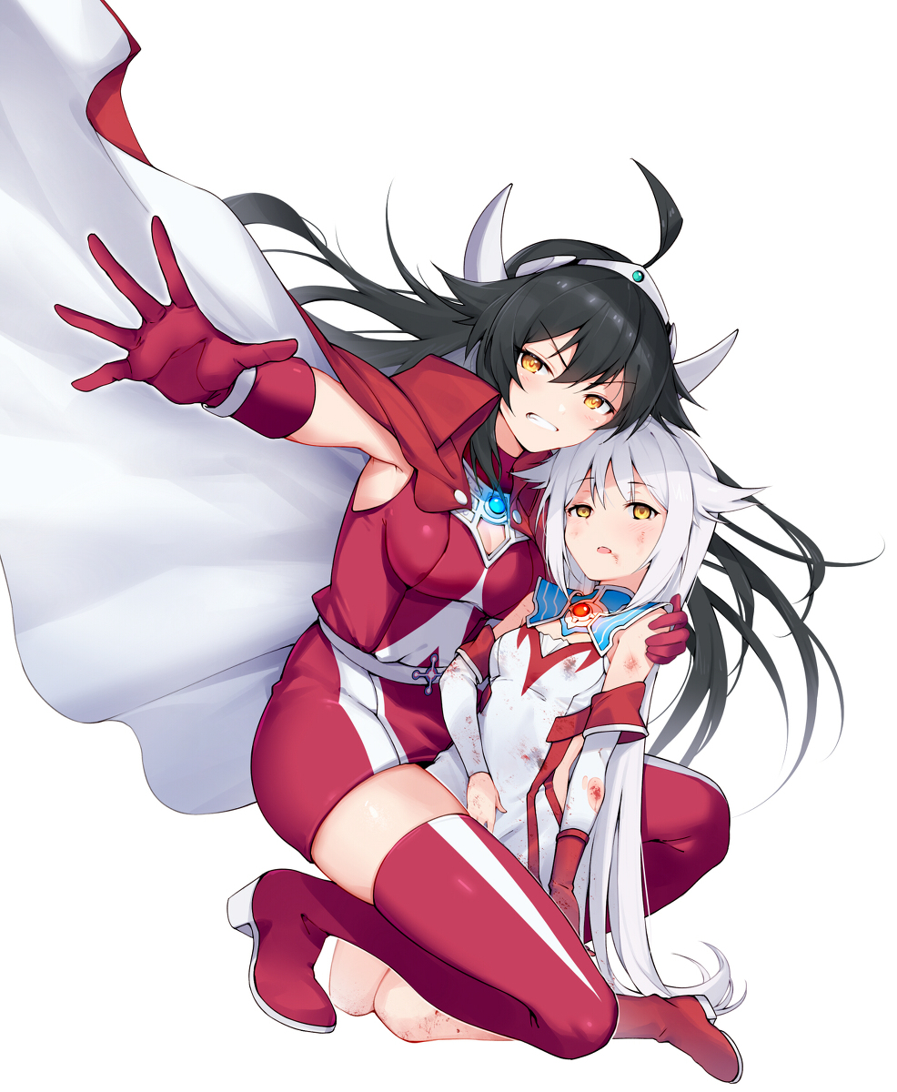 This is a pixiv picture whose title is ウルトラ少女.