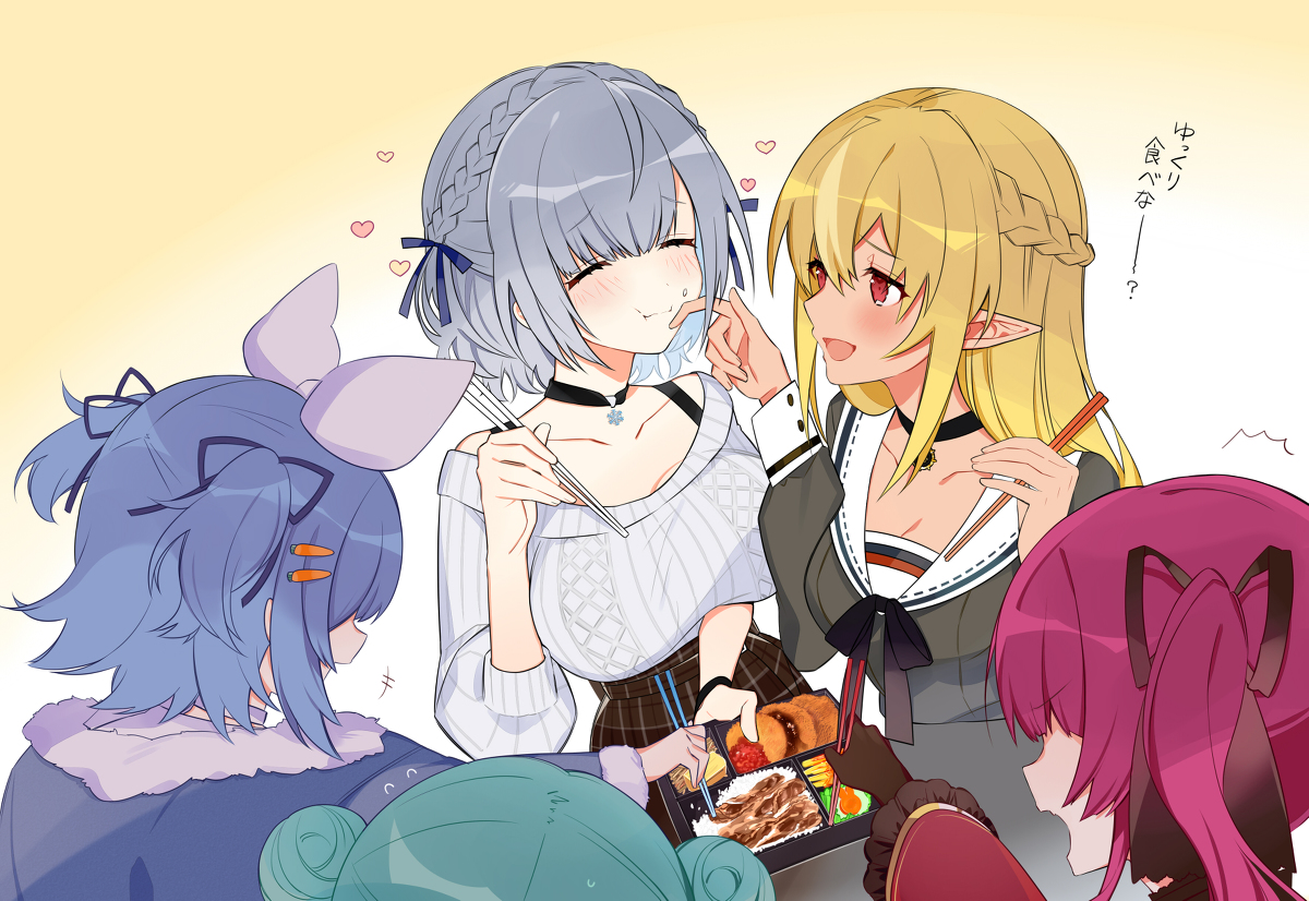 This is a pixiv picture whose title is 🍱.