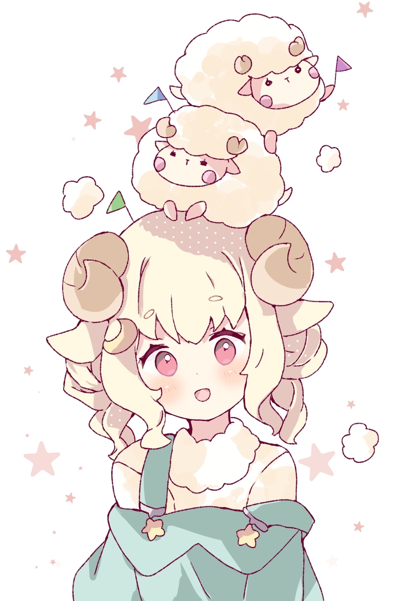 This is a pixiv picture whose title is 🐏.