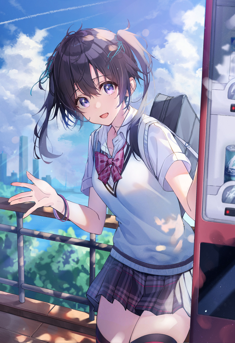 This is a pixiv picture whose title is 後輩！.