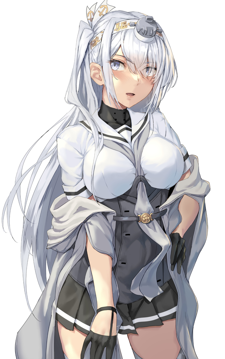 This is a pixiv picture whose title is 冬月.