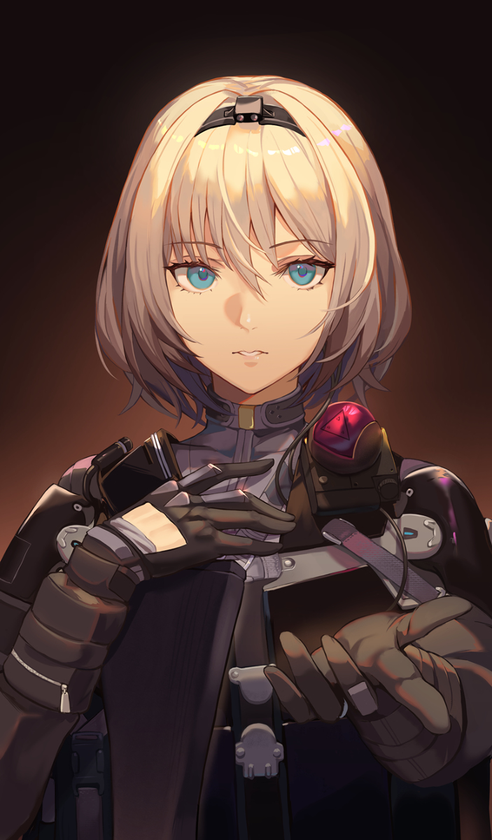 This is a pixiv picture whose title is Short hair AN-94 (Afore-rumored).