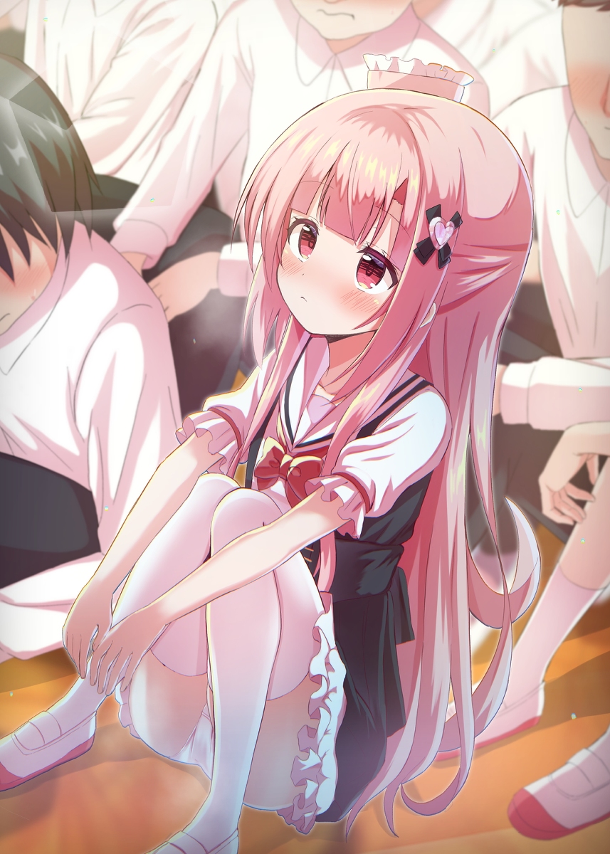 This is a pixiv picture whose title is 全校集会.