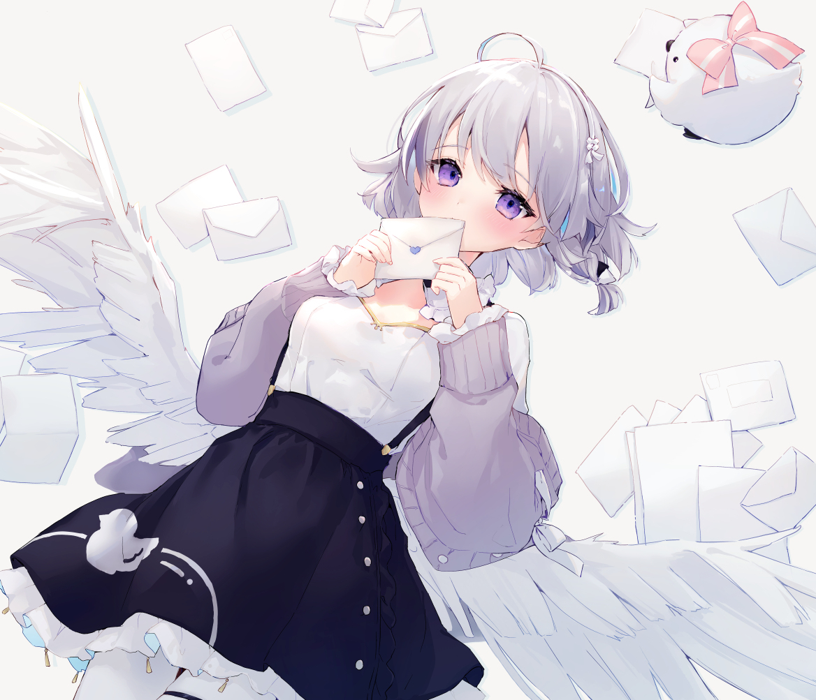 This is a pixiv picture whose title is ✉.