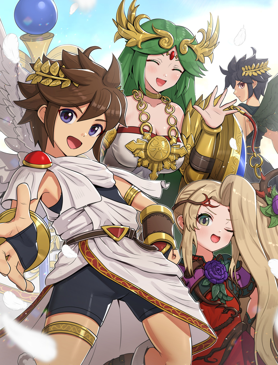 This is a pixiv picture whose title is 新パルテナ.